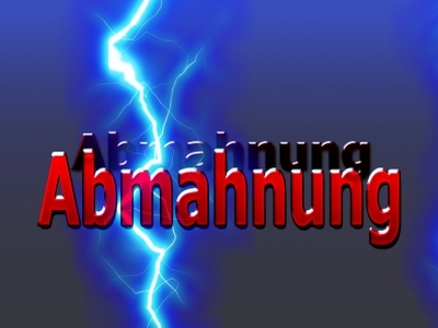 abmahnung